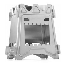 Poêle à Bois Portable pour Camping, Poêle de Randonnée Pliable pour Camping en Plein Air, Poêle pour Pique-Nique