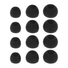 Puntas de silicona para auriculares con boquilla de 4,5 mm (12 unidades)