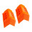 20 Pack 4" Flatbed  Protectors, 4" Winch Ratchet Straps Plastic Corner Protectors for Flatbed Cargo Load 1