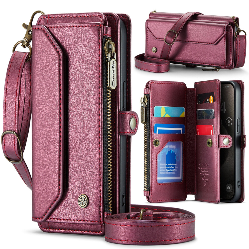 Google Pixel 8 Case Pu Leather Magnetic Flip Wallet With 9107258647238