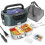 Chauffe-boîte à lunch portable 80 W 1,5 L à 2 compartiments 1