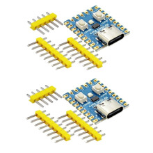 2 Pièces RP2040-Zero RP2040 pour Raspberry Pi Microcontroller Development Board Module Dual-Core M0+ Processor 2MB Flash