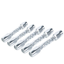5PCS Reusable Hydraulic Hose Fittings Repair Kit,1/4" 1/2" 3/8" Hydraulic Hose Fittings,Hydraulic Hose Field Repair Kit