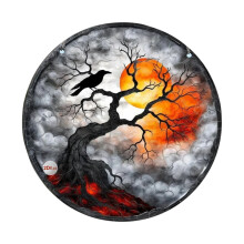 Halloween Krage Ornament Akryl Vægophæng 1 stk.