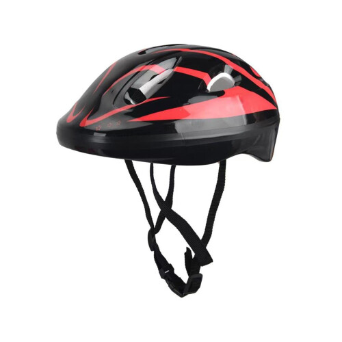 Skateboard Helmet for Teens Shockproof Lightweight Black Red 2