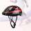 Skateboard Helmet for Teens Shockproof Lightweight Black Red 7