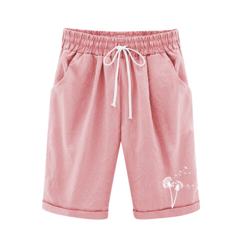 Bermudashorts för flickor, rosa, 9-10 år