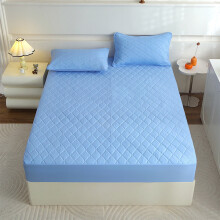 Housse de matelas matelassée ajustée en polyester antidérapant pour matelas profond