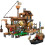 Set de construcție corabie pirat Temă Pirate Wharf 1 pachet 1