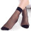 Dames nylon enkelsokken, transparant, 10 paar 1