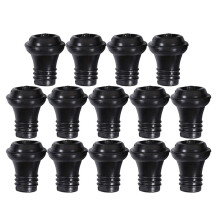 Tapones de vacío para botellas de vino, color negro, juego de 14 unidades.