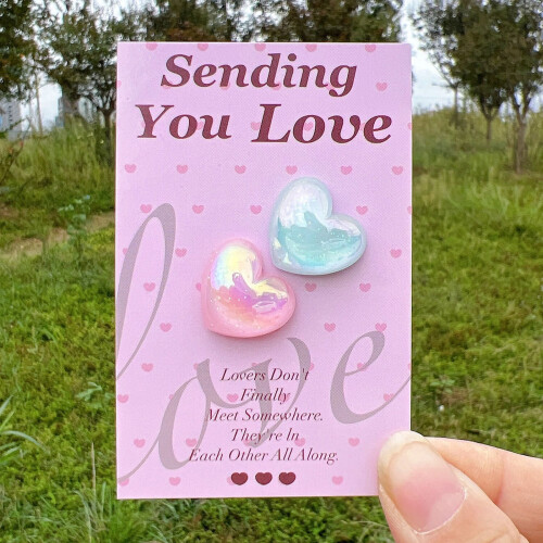 Valentine's Pocket Card DIY Gift Set 6 pcs