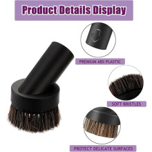 For Henry Brush , Horse Hair Round Brush, 32mm Universal Replacement Round Horse Hair Dusting Suction Brush
