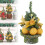 Mini Christmas Tree with Red Berries 9 Inch 2