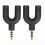 3,5 mm TRRS hoofdtelefoonkabeladapter met microfooningang (2 stuks) 1
