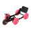 Chariot à roue de moto pliable robuste noir 1