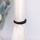 Black Curtain Tiebacks Handwoven Cotton Rope 2 pcs 5