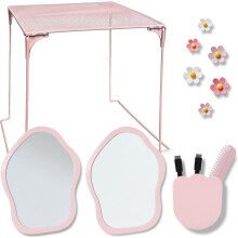 Girls' Locker Accessories Set Pink 13-Piece