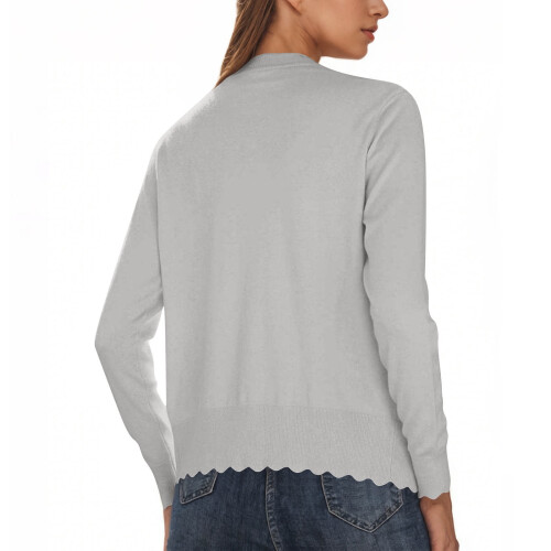 Women's Cardigan Sweater Fall Lightweight Open-Front 2