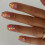 Square Press-On Nails with Flower Design24pcs 1