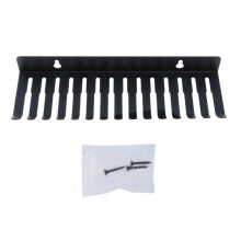 Organizador de cables de pared metálico con 14 ranuras