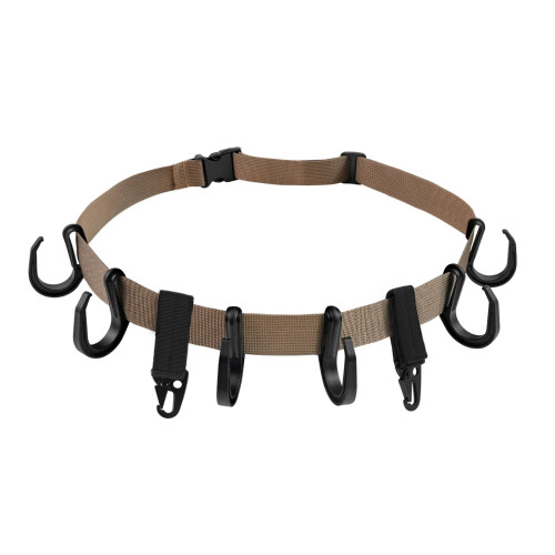 Utendørs treopphengssystem med webbing og 8 khaki kroker