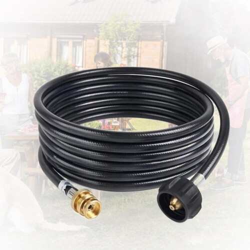 LPG-slange propanadapter 4 fod til 1-25 lb tanke