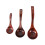 Wooden Cooking Spoons Assorted Colors 3 pcs 4
