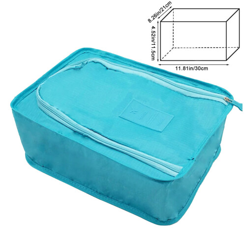 Hopfällbar reseskoväska bärbar organizer 1-pack 2