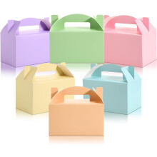 Cutii cadou Pastel Gable 6x3.5x3.5inch 24 buc