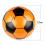 5Pcs PVC Inflatable Soccer Ball Smooth Elastic Assorted Colors 2