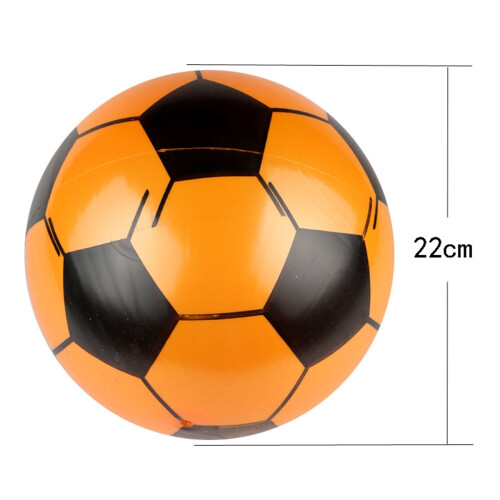 5Pcs PVC Inflatable Soccer Ball Smooth Elastic Assorted Colors 1