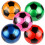 5Pcs PVC Inflatable Soccer Ball Smooth Elastic Assorted Colors 5