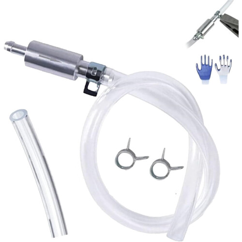 Brake Bleeder Hose with One-Way Valve 1 pc