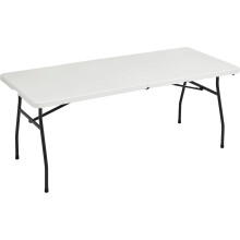 Heavy Duty Folding Table White 6 ft