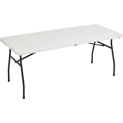 Heavy Duty Folding Table White 6 ft
