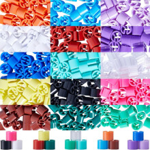 Etiquetas de plástico con código de color para marcar el tamaño de las perchas (300 unidades)