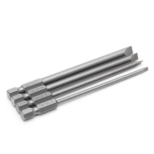 4 kpl 100 mm uraruuvimeisselin kärkiä, 3–6 mm magneettinen litteä pää