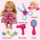 Little Princess Doll Dressing Backpack with 16 Accessories 6