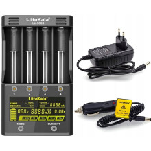Lii-500S LCD litiumbatterilader 4-porters