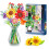 Wildblumenstrauß-Bauset für Mädchen, kompatibel mit 1