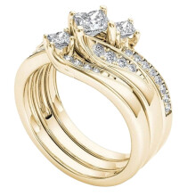 Sterling Silver Ring Guard for Women with Knot Design and