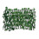 Cerca de jardim com folhas verdes, 78,74 x 15,75 polegadas 1