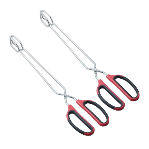 Edelstahl-Scherenzange mit Silikonspitzen (2 Stück) 1