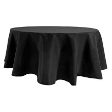 Rond tafelkleed, effen kleur, 60 inch