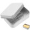Aluminum soap case with drain rack and lid1piece 1