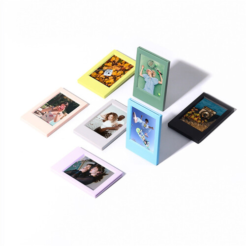 Mini porta-retratos de 3 polegadas com suporte de mesa, pacote com 2 unidades 1