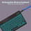 Ensemble clavier et souris sans fil avec rétroéclairage ergonomique1 5