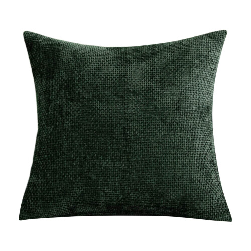 Fluwelen kussensloop effen kleur 45x45cm 1