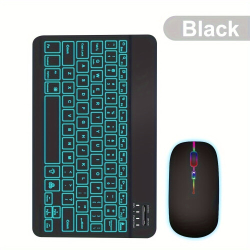Ensemble clavier et souris sans fil avec rétroéclairage ergonomique1 2